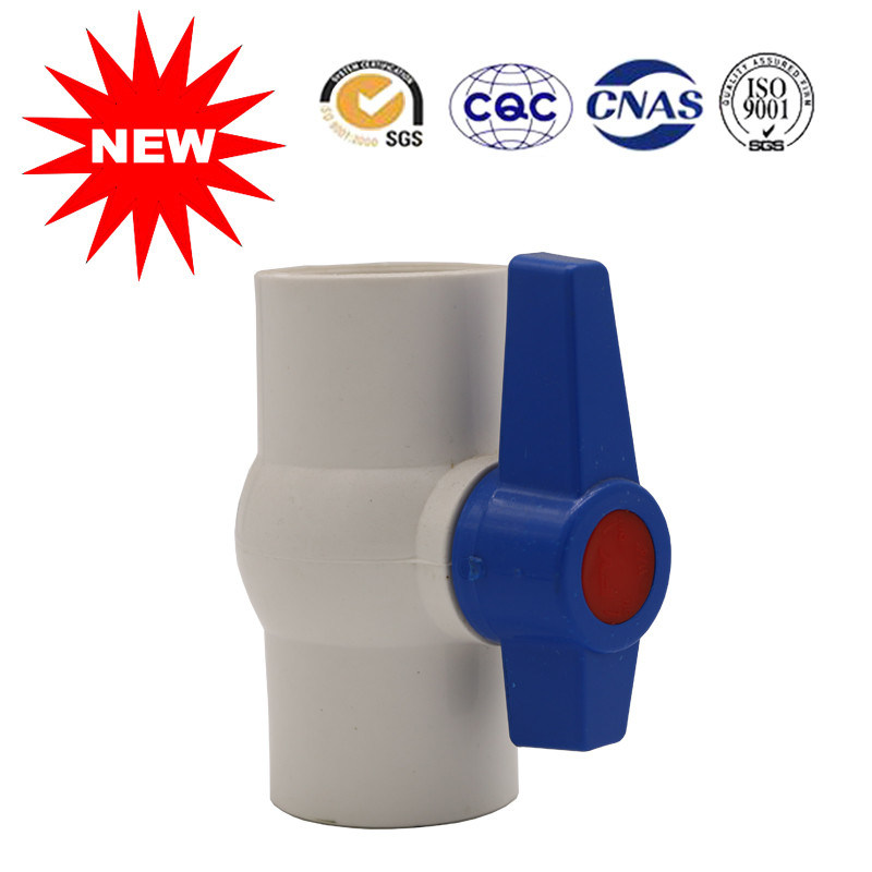 White PVC Valve Water Supply Fittings PVC Ball Valve For Water System