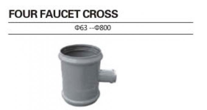 Gray Three Faucet Upvc Pipe Fittings Without Stock Reducing Pvc
