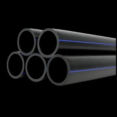 Municipal HDPE Black Plastic Water Supply Pipe 0.4Mpa-1.6Mpa