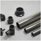 ISO9001 Black PE100 HDPE Gas Pipes Abrasion Resistance Plastic Fuel Pipe