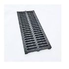 Black Painting Ditch Manhole Cover And Frame 25/3mm Plain Bar Grating Type