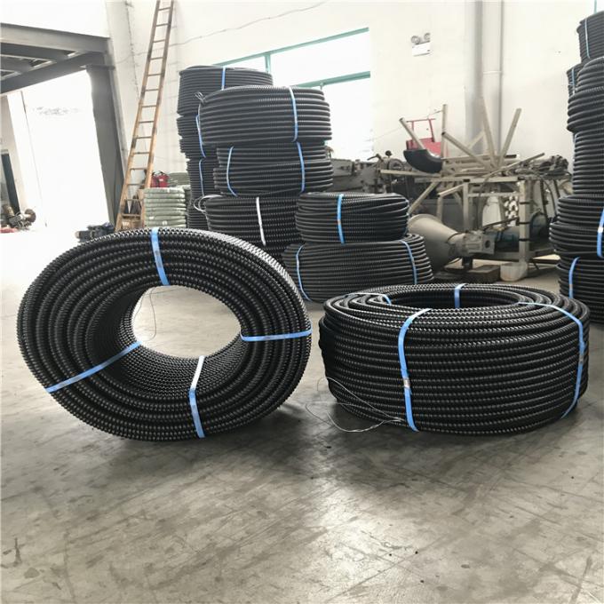 Flexible Carbon Fiber HDPE Drainage Pipe 20mm 25mm Single Wall