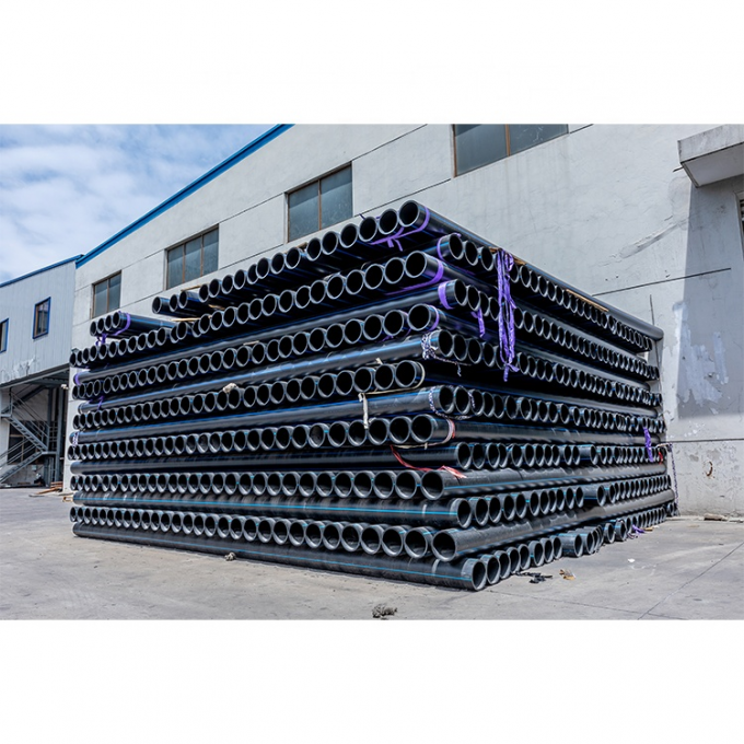 SDR13.6 SDR17 HDPE Pipes And Fittings 1 Inch Black Plastic Water Pipe